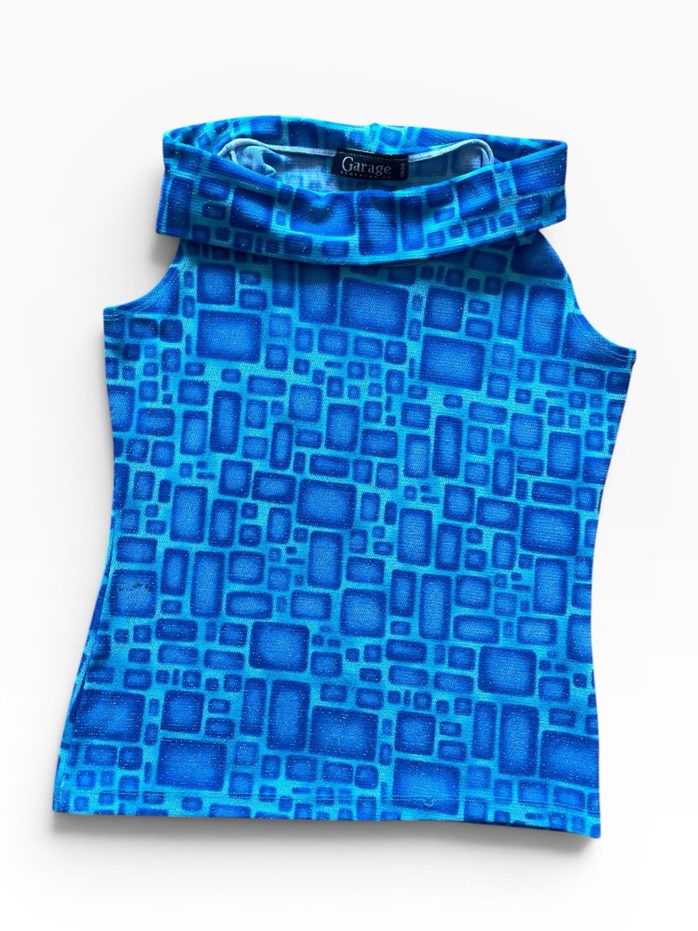 Vintage Y2K Garage Printed Sparkly Top